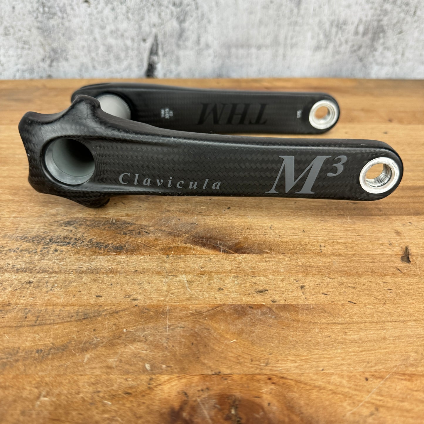 THM Clavicula M3 Road 175mm Carbon Crank Arms 30mm Spindle 336g