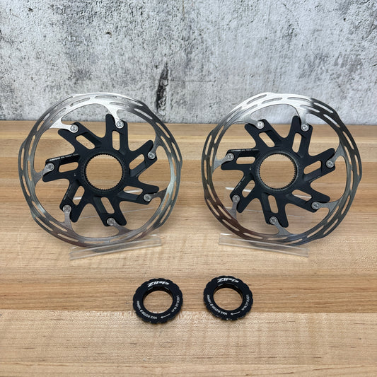 Pair SRAM Paceline X Center Lock 160mm Disc Brake Rotors + Lockrings 261g