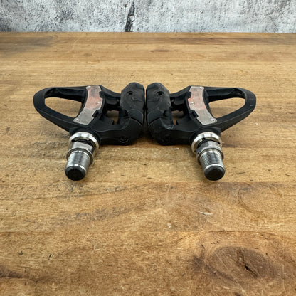 Low Mile! Garmin Rally RK200 Dual-Sided Clipless Power Meter Pedals w/Cleats