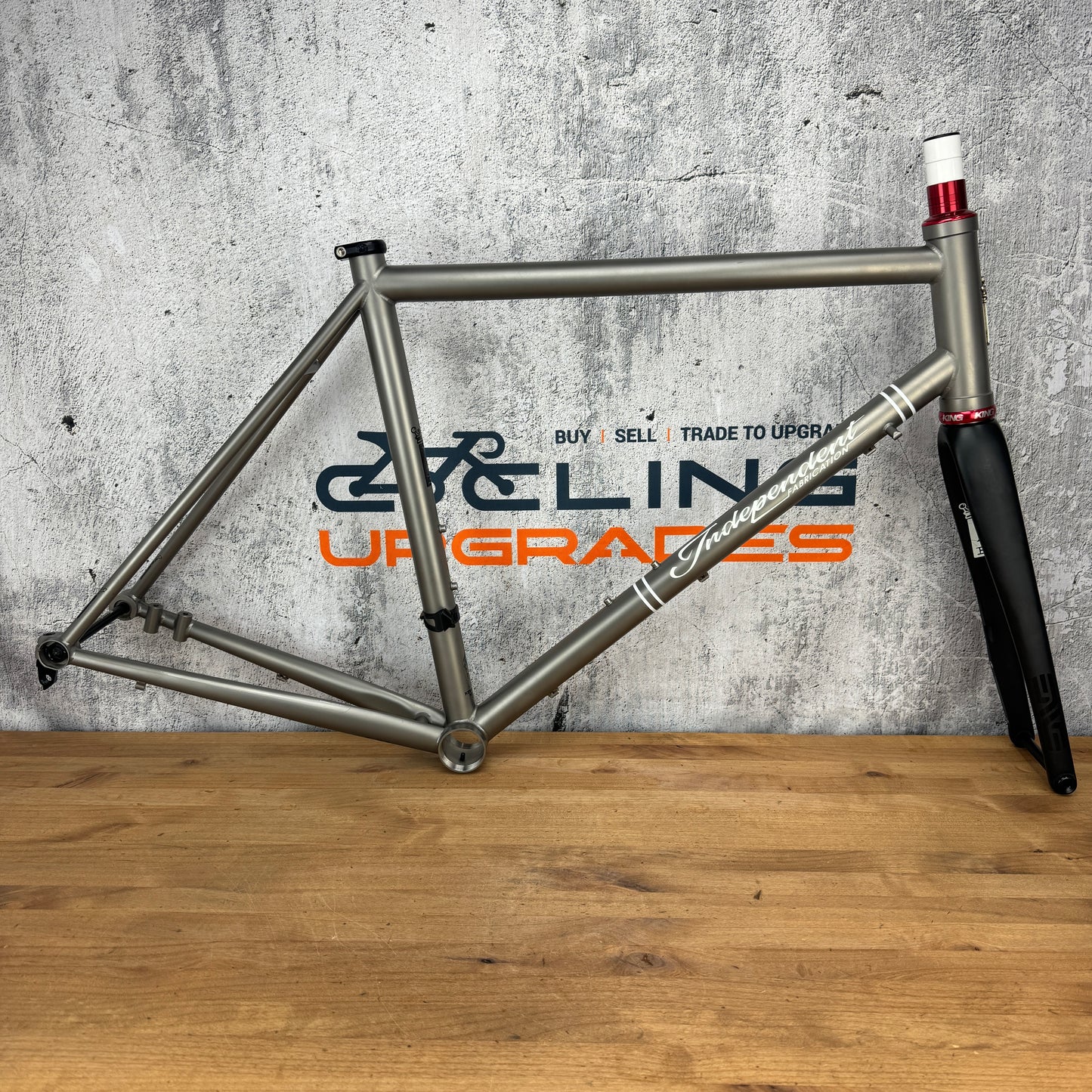 Low Mile! 2018 Independent Fabrication Crown Jewel 58cm Titanium Disc Frameset