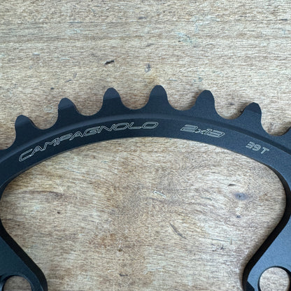New! Campagnolo WRL CR02-SR135439 54/39t 13-Speed Chainring Set 189g MSRP $312