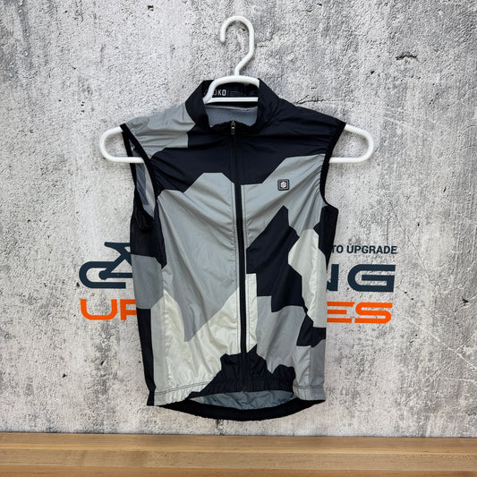 Light Wear! Siroko SC V1 Small Grey/Black/White Cycling Vest