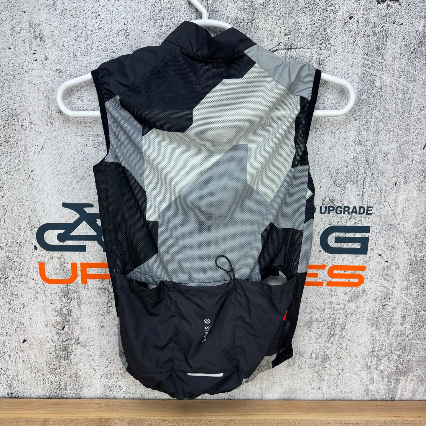 Light Wear! Siroko SC V1 Small Grey/Black/White Cycling Vest