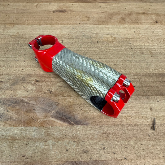 Opera by Pinarello Carbon 110mm ±6 Degree 31.8mm Red Bike Stem 1 1/8" 182g