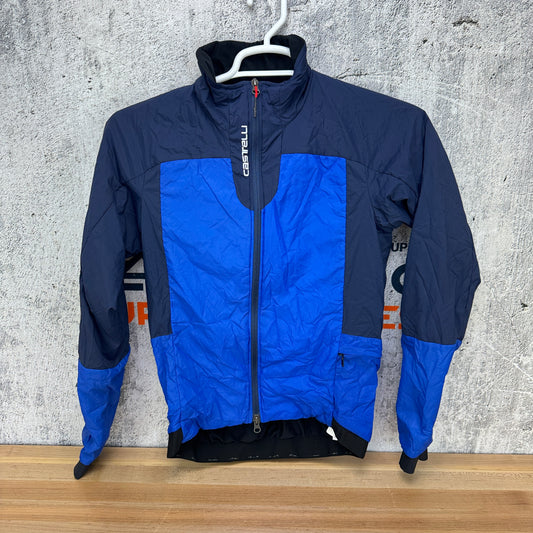 Light Wear Castelli Fly Thermal Long Sleeve Medium Navy/Royal Cycling Jacket