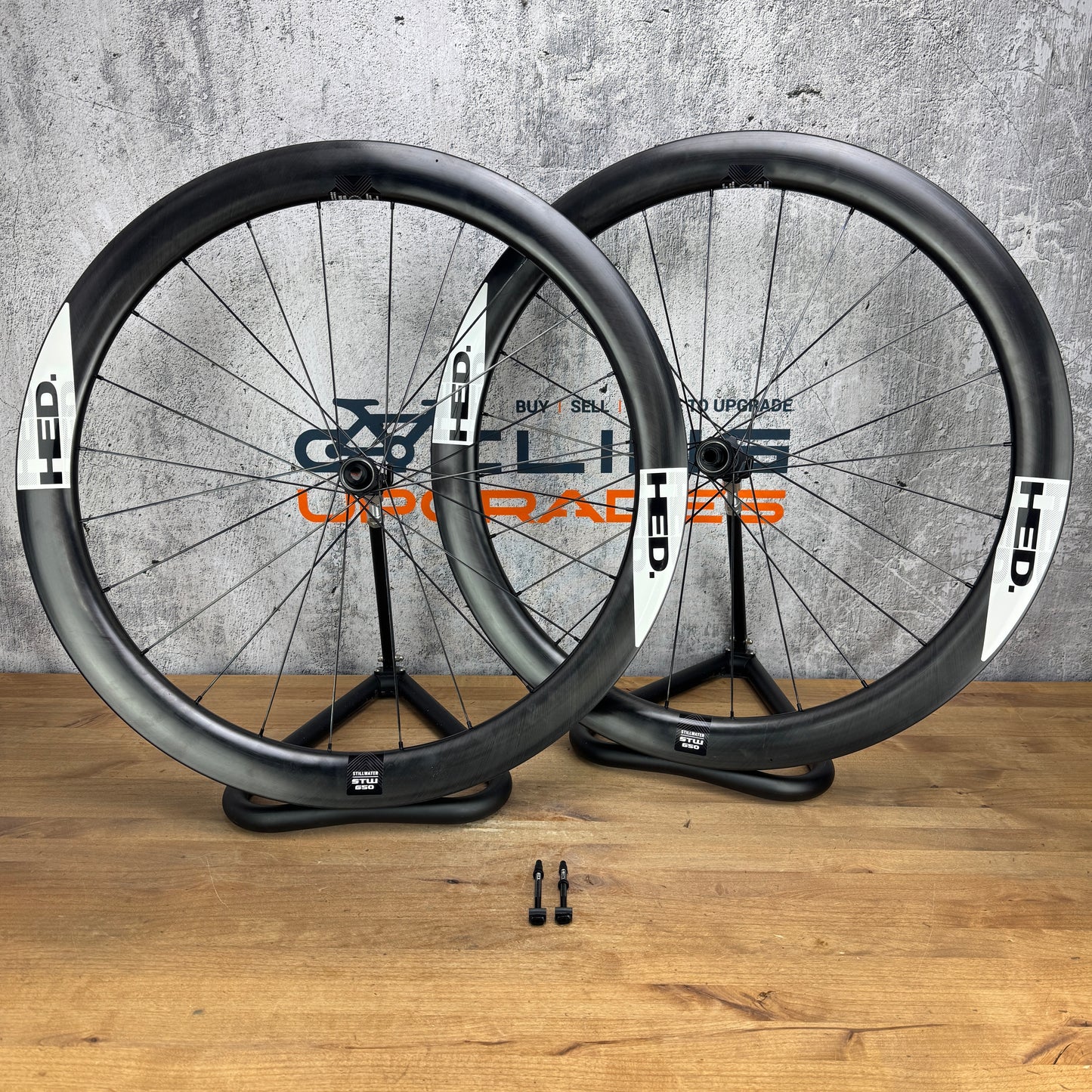 New! HED Stillwater G50 Carbon Tubeless Gravel Disc Wheelset 700c 1702g