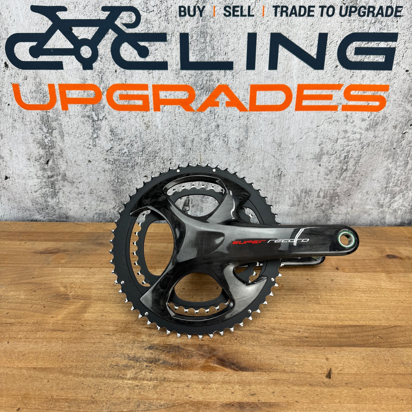 Campagnolo Super Record 12 175mm 53/39t Carbon w/ CULT Ceramic Crankset 645g
