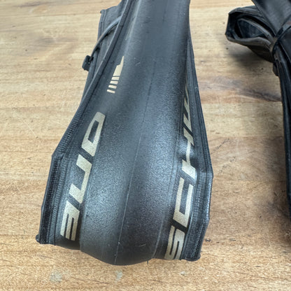 Low Mile! Pair Schwalbe One 700c x 25mm Clincher Road Bike Tires