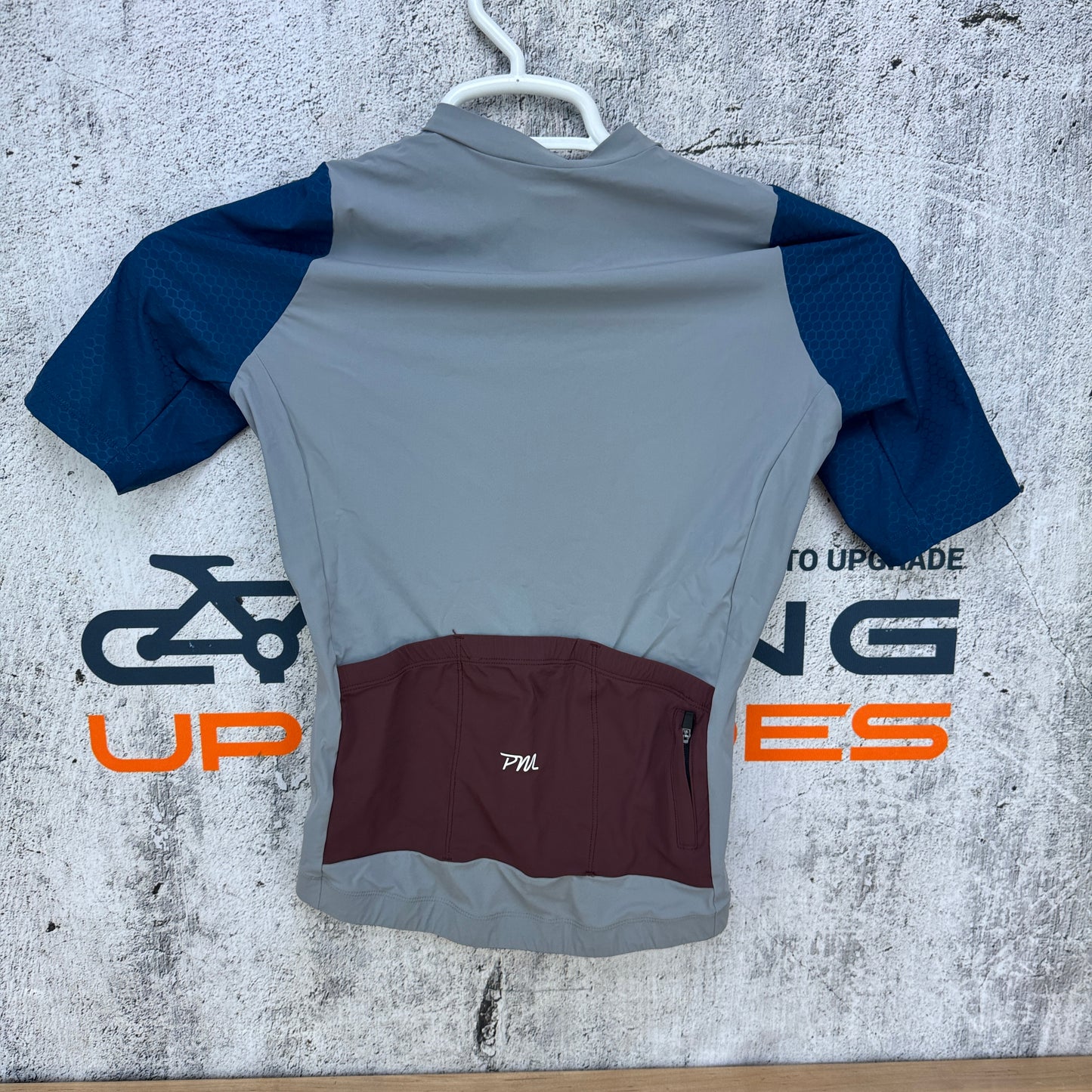 Light Use! Pedal Mafia Pro XXS Grey/Blue Cycling Jersey