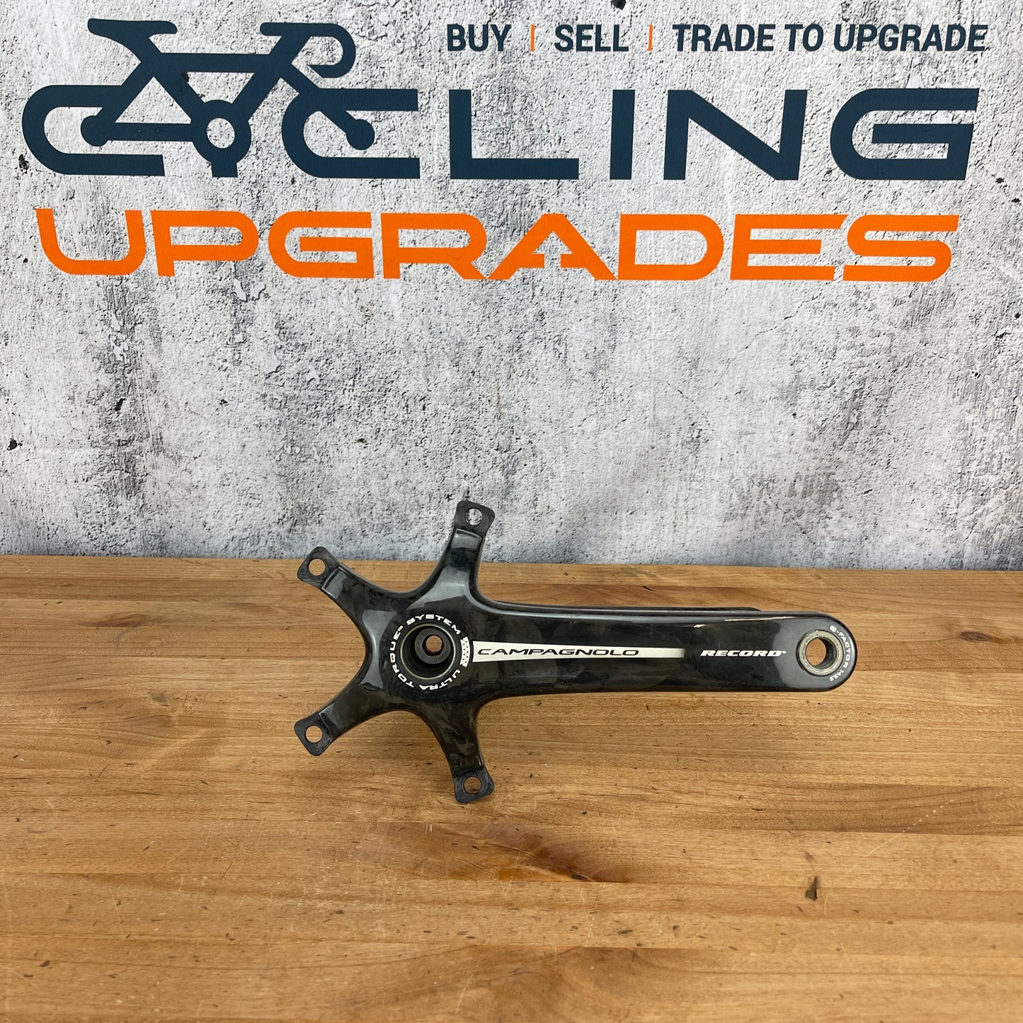 Campagnolo Record Ultra Torque 180mm Road Bike Carbon Crank Arms 533g