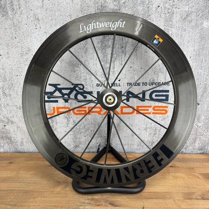 Lightweight Fernweg Carbon Clincher Front Wheel 700c Rim Brake 707g *Damaged