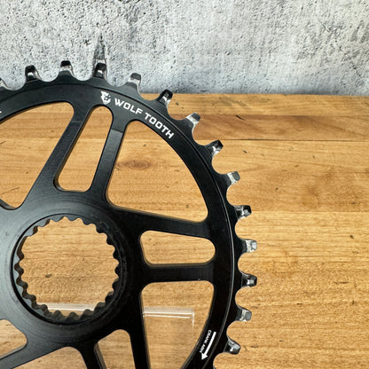 Wolf Tooth Powertrac Elliptical 34t Boost Chainring for Shimano 12-Speed MTB