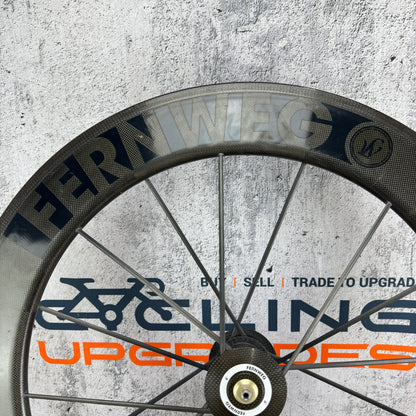 Lightweight Fernweg Carbon Clincher Front Wheel 700c Rim Brake 707g *Damaged