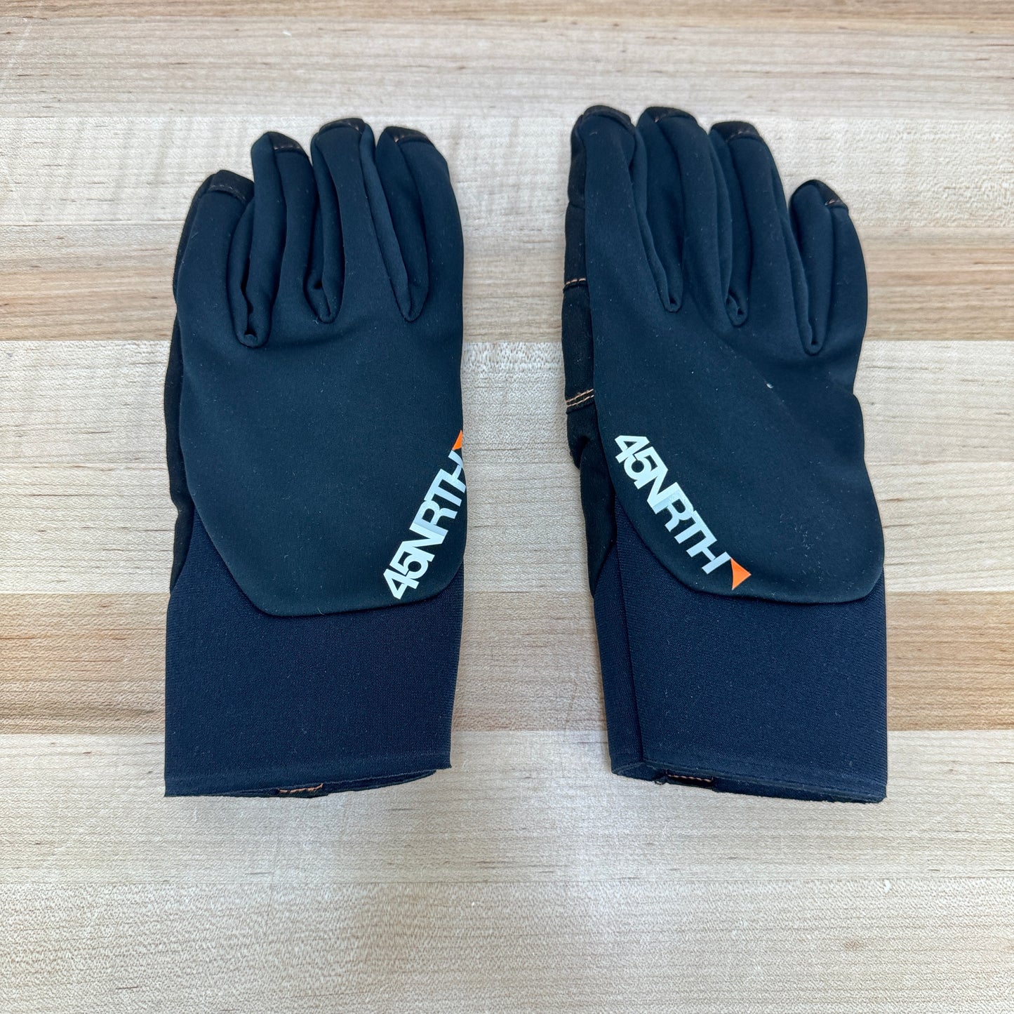 Worn Once! 45NRTH Nokken Medium Black Cycling Gloves