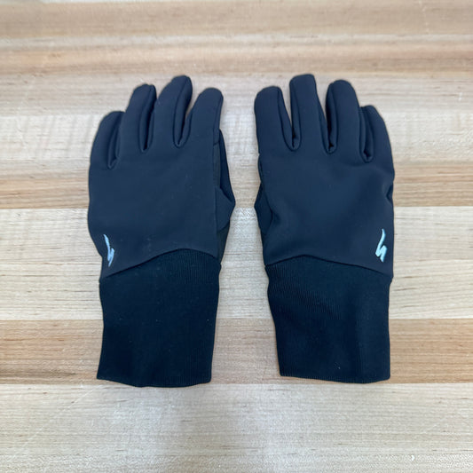Worn Once! Specialized Softshell Deep Winter Medium Black Cycling Gloves