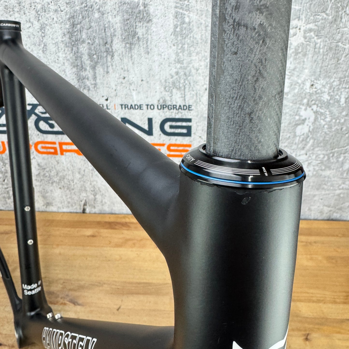 Hampsten Cycles Road 56cm Rim Brake Carbon Frameset 700c New Enve Fork 1718g