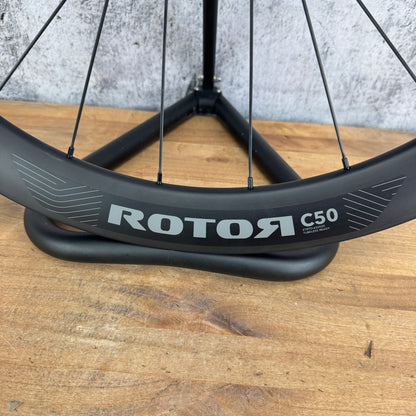 Rotor C50 Carbon Tubeless Disc Brake Front Wheel 700c 760g