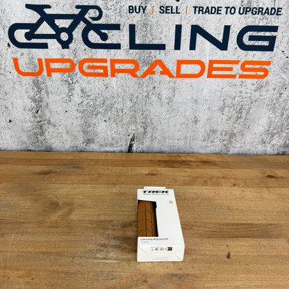 New! Trek Line Comp MTB Handlebar Tan Lock-On Grips Set
