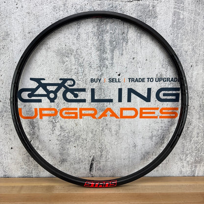 Light Use! Stans No Tubes Podium SRD 28h Disc Tubeless XC MTB Bike Carbon Rim