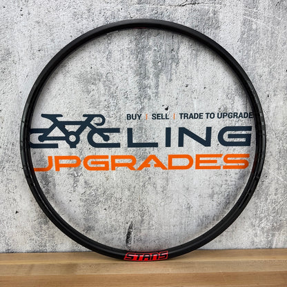 Light Use! Stans No Tubes Podium SRD 28h Disc Tubeless XC MTB Bike Carbon Rim