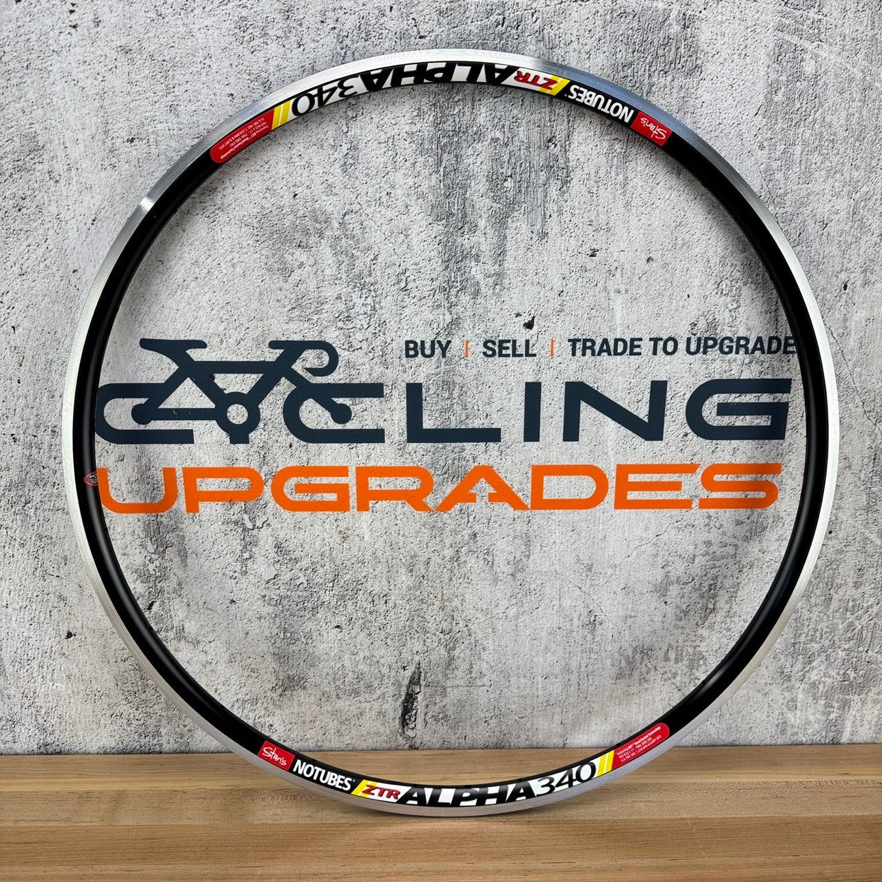 New! Stans Alpha340 Alloy Rim Brake Tubeless 20h Road/CX Bike Rim 400g