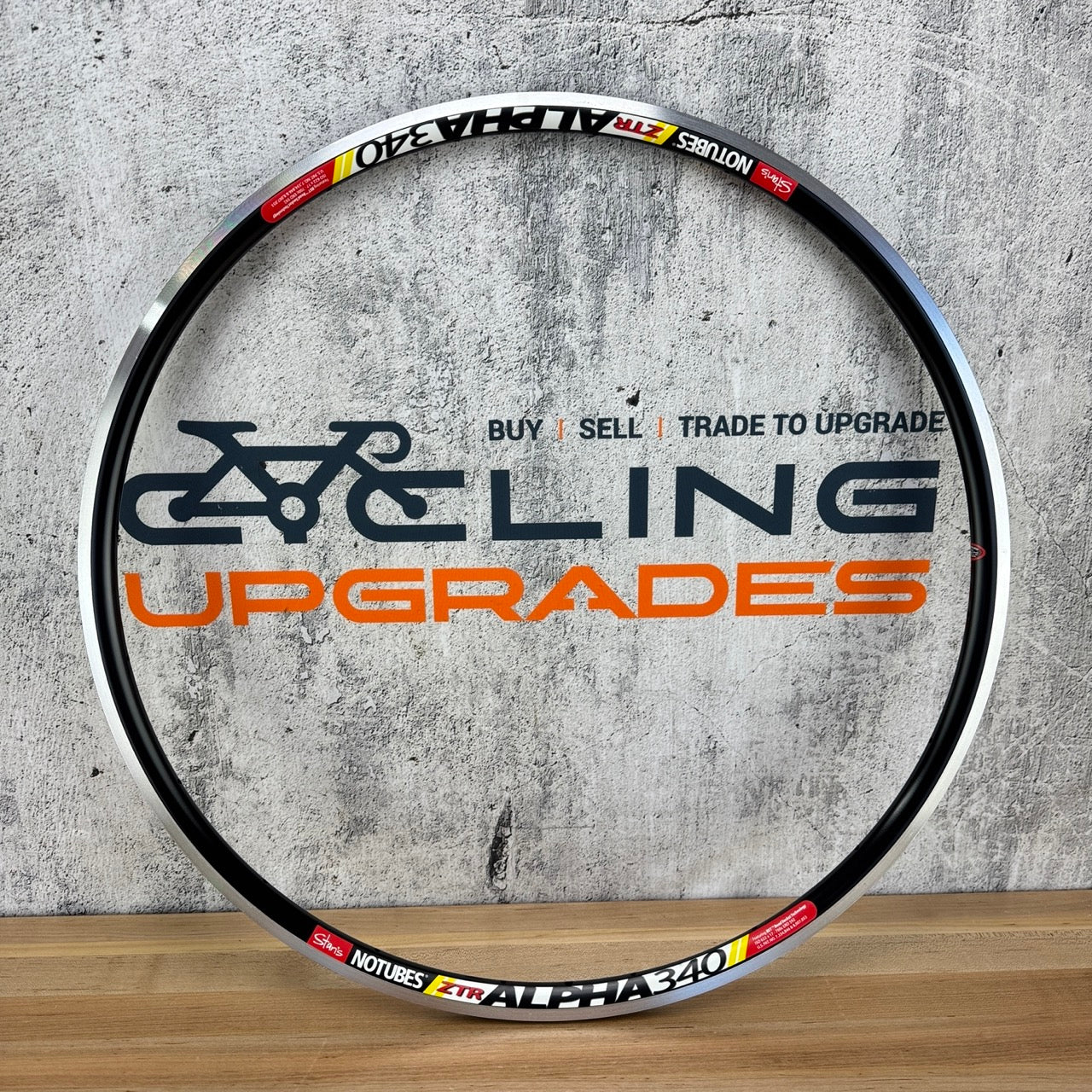 New! Stans Alpha340 Alloy Rim Brake Tubeless 20h Road/CX Bike Rim 400g