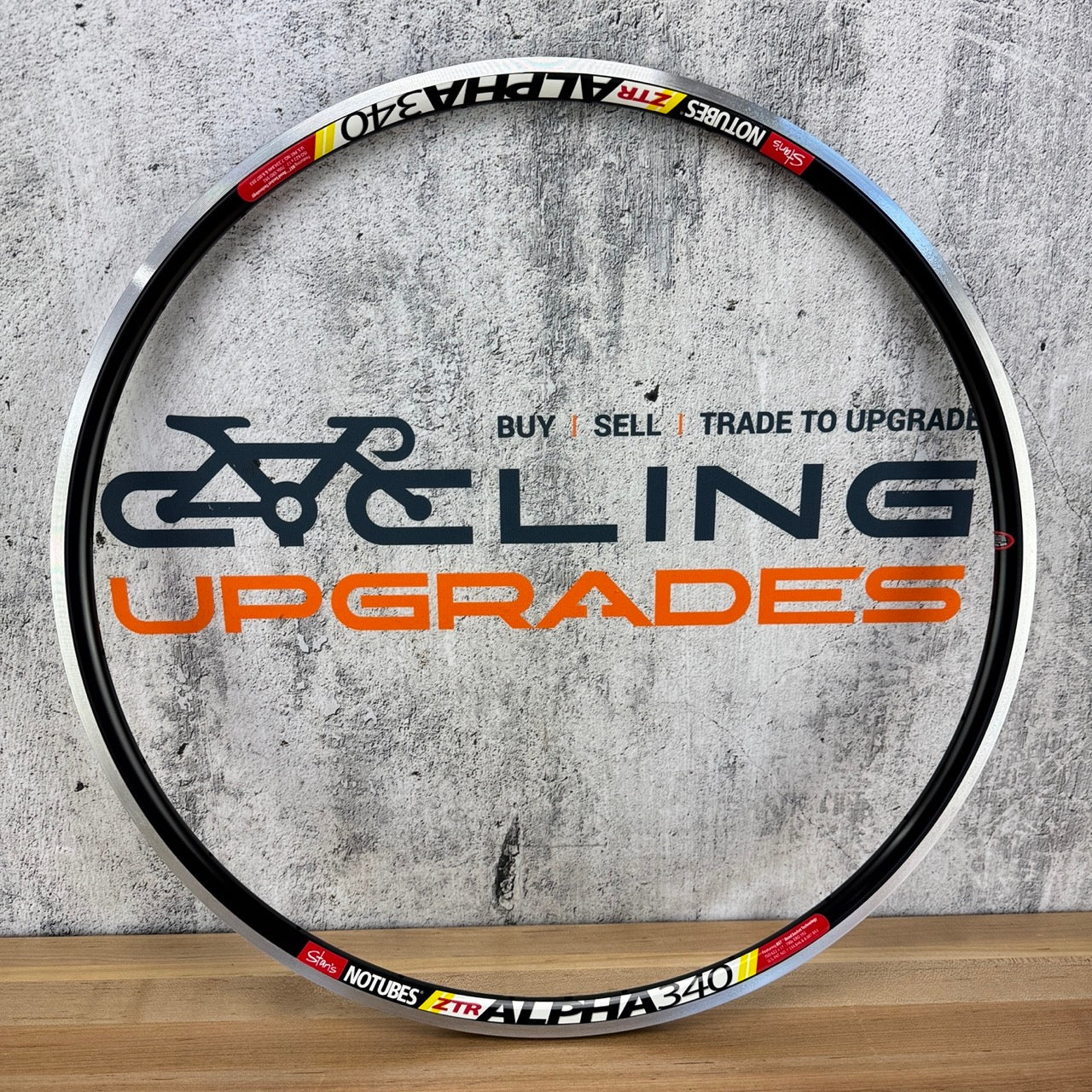 New! Stans Alpha340 Alloy Rim Brake Tubeless 20h Road/CX Bike Rim 402g