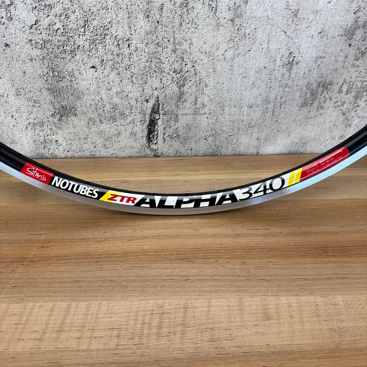 New! Stans Alpha340 Alloy Rim Brake Tubeless 20h Road/CX Bike Rim 402g