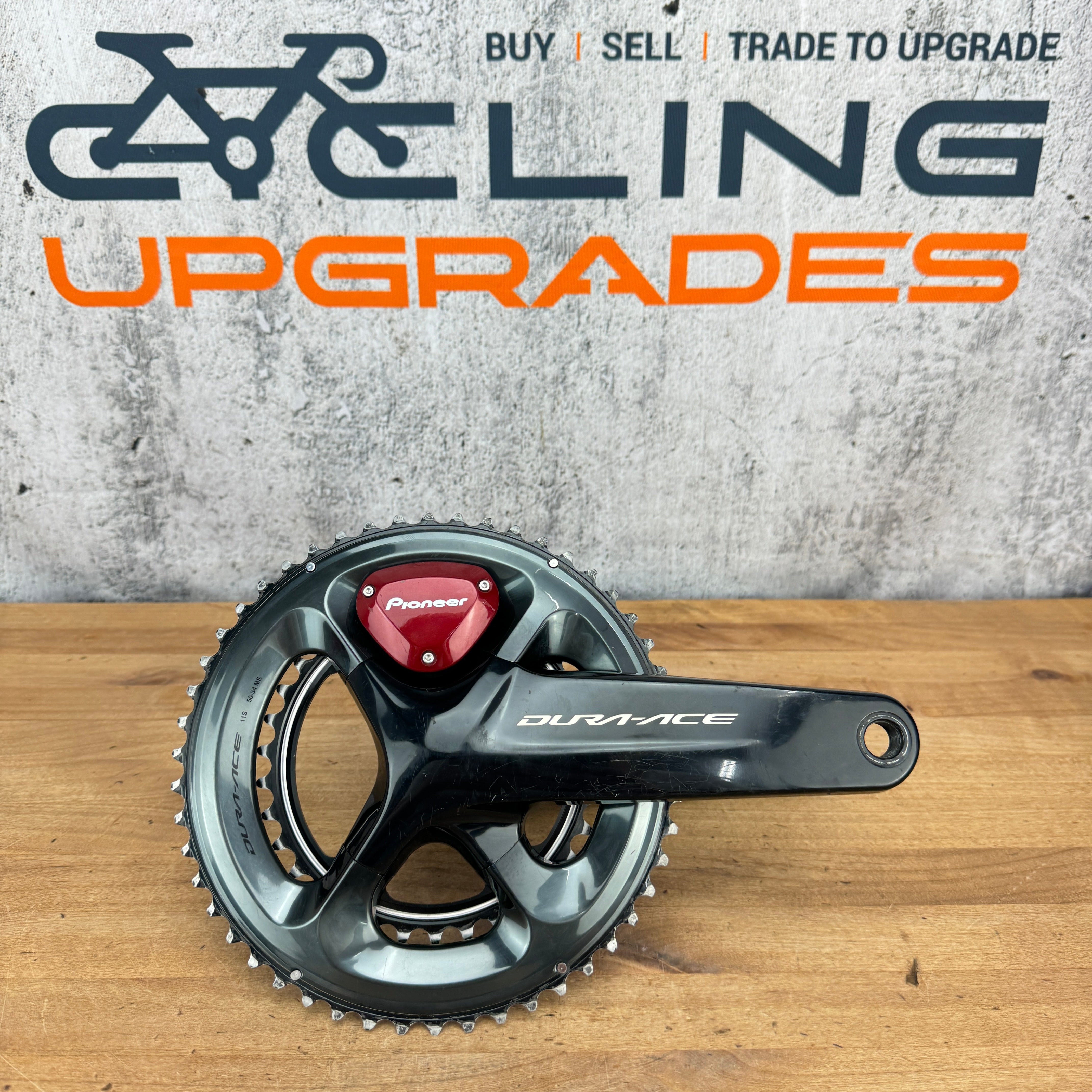 Shimano Dura Ace FC R9100 175mm 50 34t Pioneer Power Meter Crankset Pa CyclingUpgrades