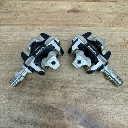 Garmin Rally XC100 Stainless Steel Spindle Single Sided Power Meter Pedals 458g