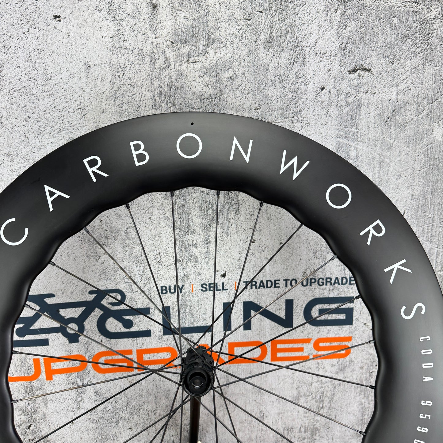 Mint! Princeton CarbonWorks Coda 9590 Carbon Tubeless Disc Front Wheel 700c 864g