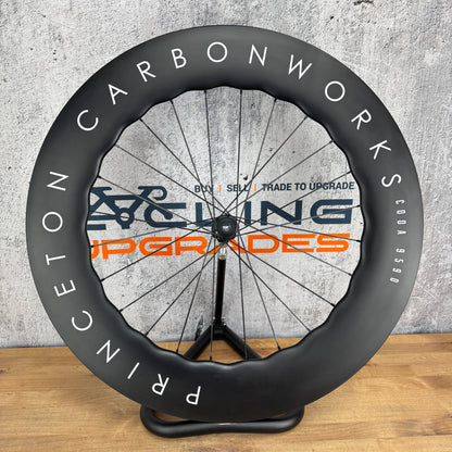 Mint! Princeton CarbonWorks Coda 9590 Carbon Tubeless Disc Front Wheel 700c 864g
