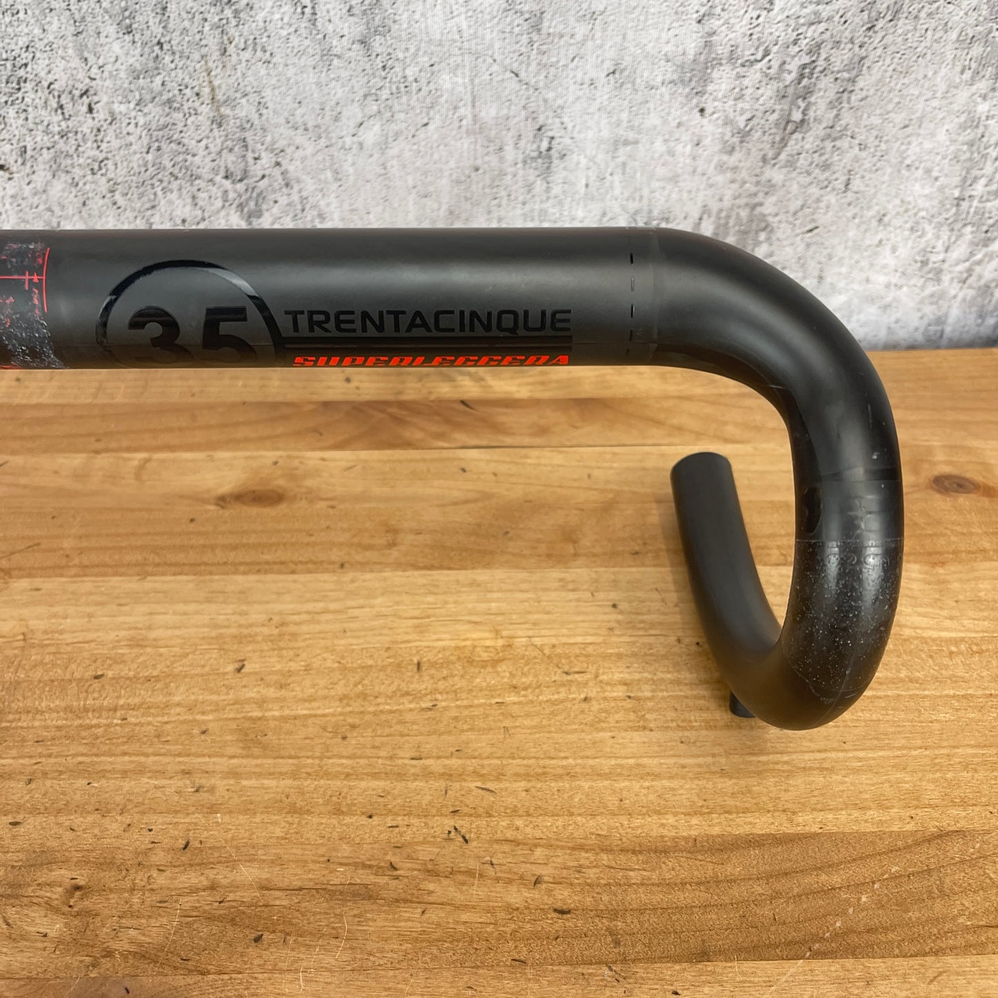 Deda Trentacinque SuperLeggera 44cm (42cm C-C) 35mm Carbon Handlebar 200g