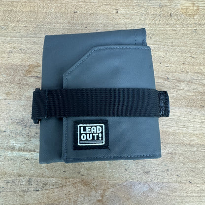 Lead Out Charcoal Nylon Bike Saddle Bag 77g