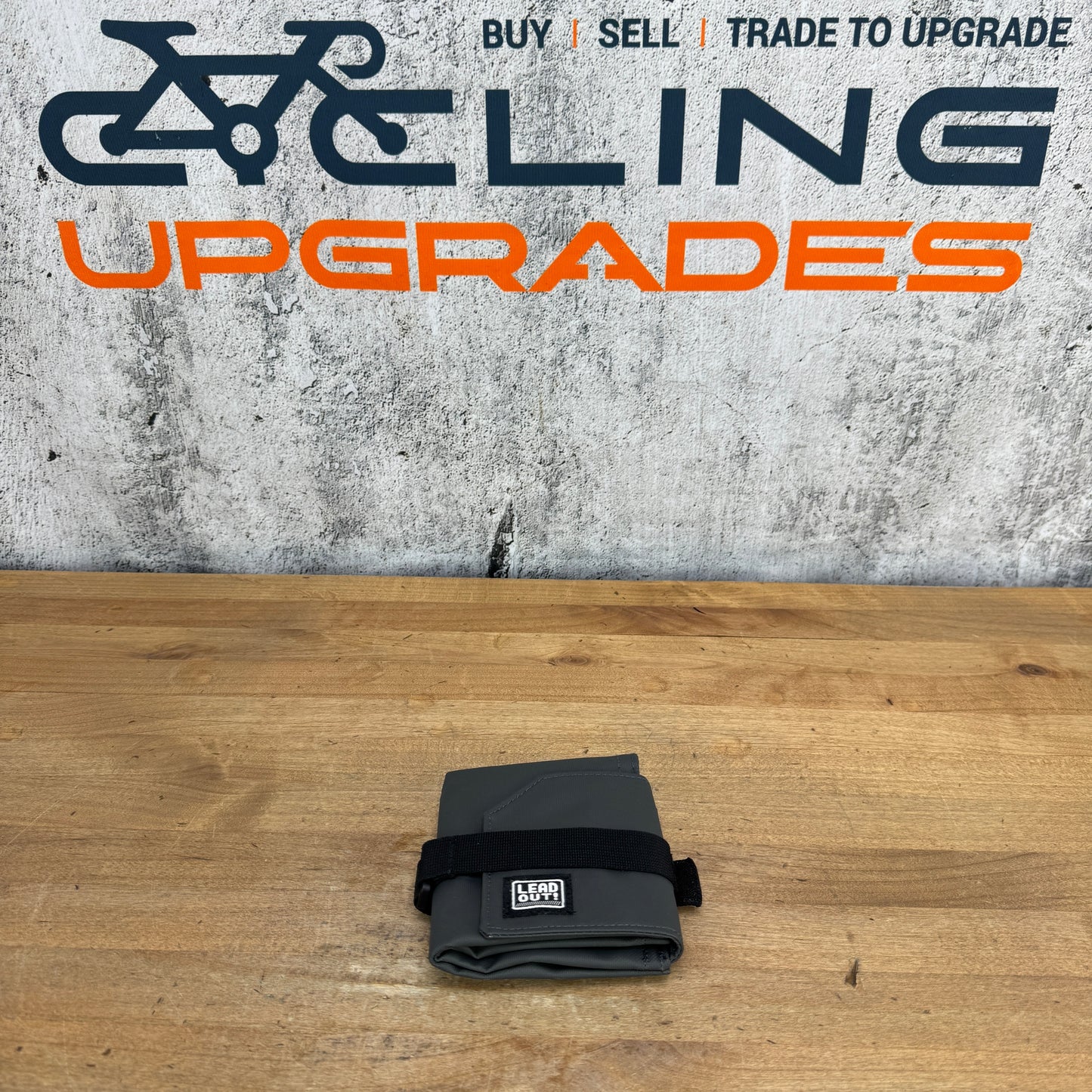 Lead Out Charcoal Nylon Bike Saddle Bag 77g