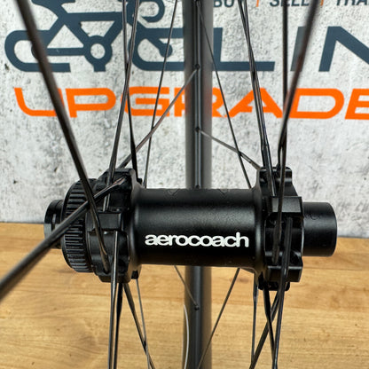 Ridden Once! Aero Coach Aeox Titan Carbon Tubeless Disc Front Wheel 700c 1033g