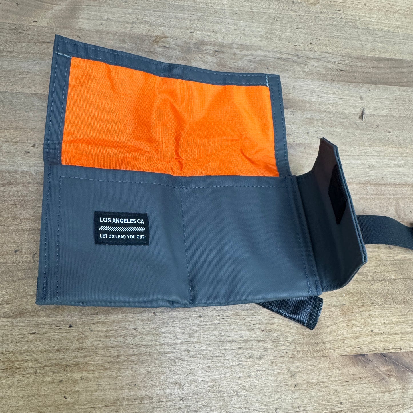 Lead Out Charcoal Nylon Bike Saddle Bag 77g