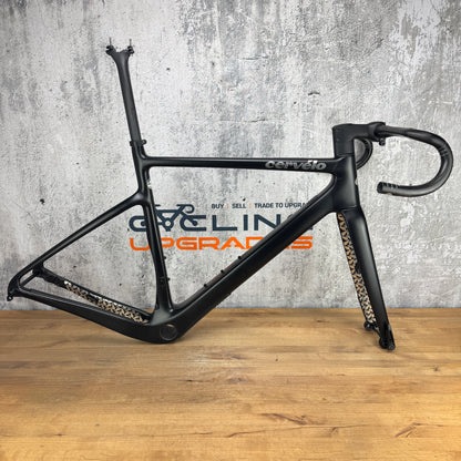 Low Mile! 2023 Cervelo Aspero 5 Five Black 54cm Carbon Disc Gravel Frameset 700c