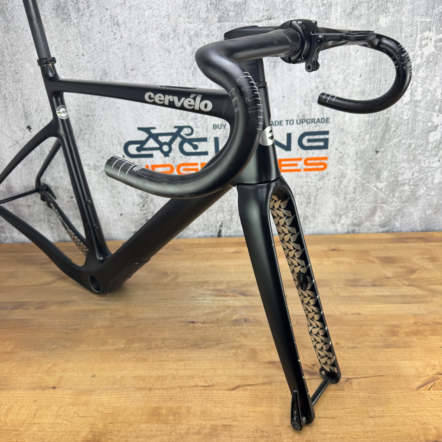 Low Mile! 2023 Cervelo Aspero 5 Five Black 54cm Carbon Disc Gravel Frameset 700c