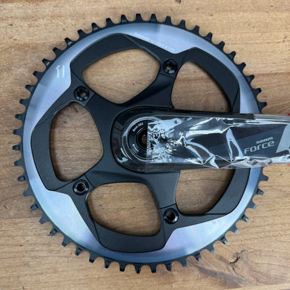New! SRAM Force BB30 1x 172.5mm 52t 5-Bolt 130 BCD Carbon Bike Crankset 690g