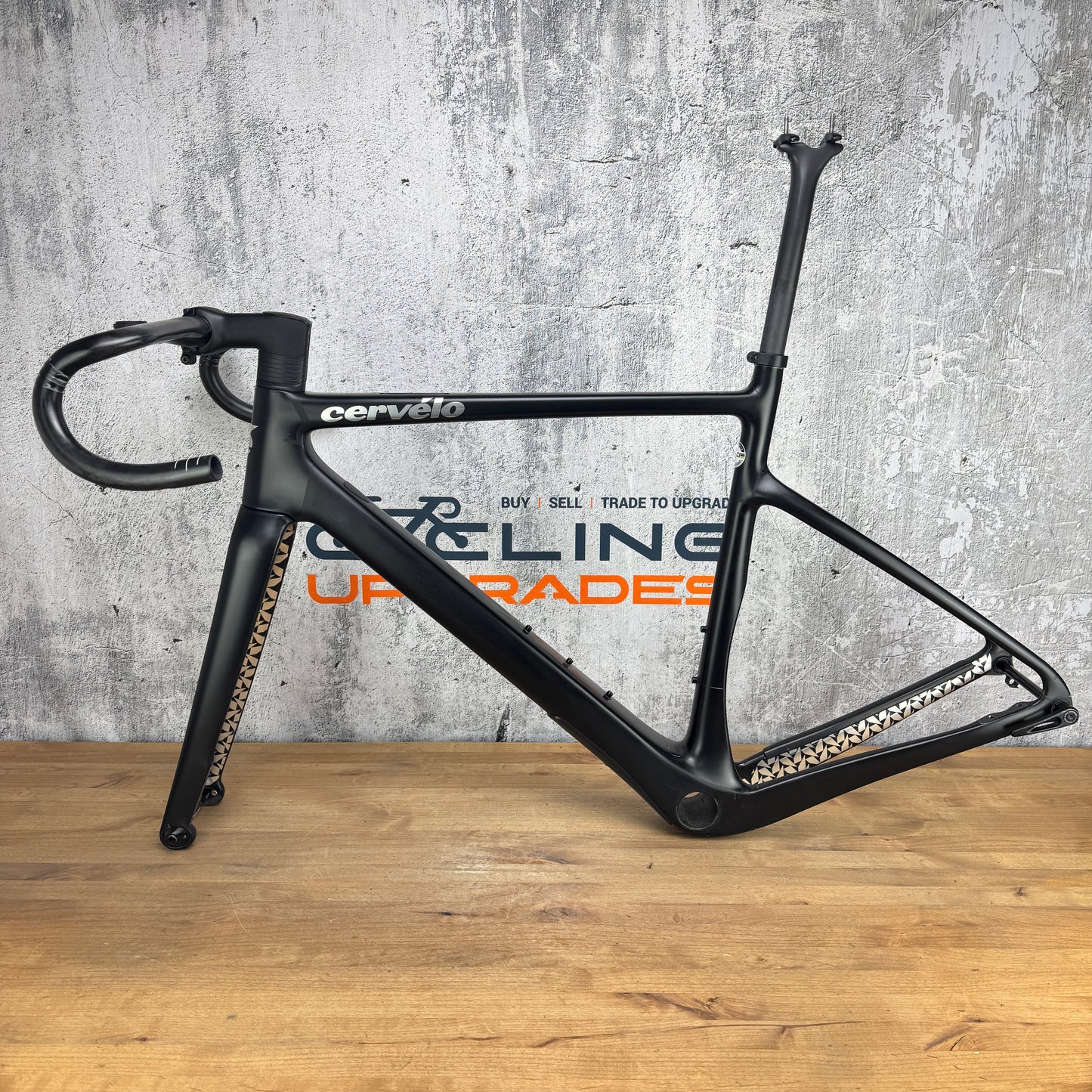 Low Mile! 2023 Cervelo Aspero 5 Five Black 54cm Carbon Disc Gravel Frameset 700c