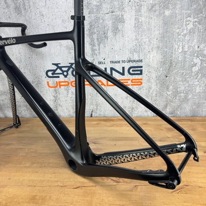 Low Mile! 2023 Cervelo Aspero 5 Five Black 54cm Carbon Disc Gravel Frameset 700c