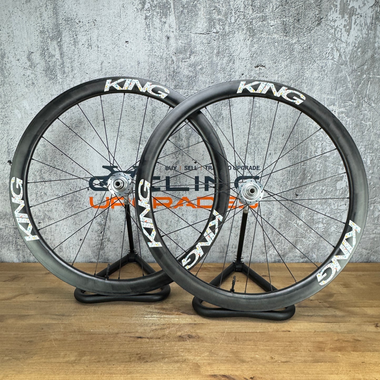 Mint! Chris King ARD44 R45D Ceramic Bearings Carbon Disc Wheelset 700c 1641g
