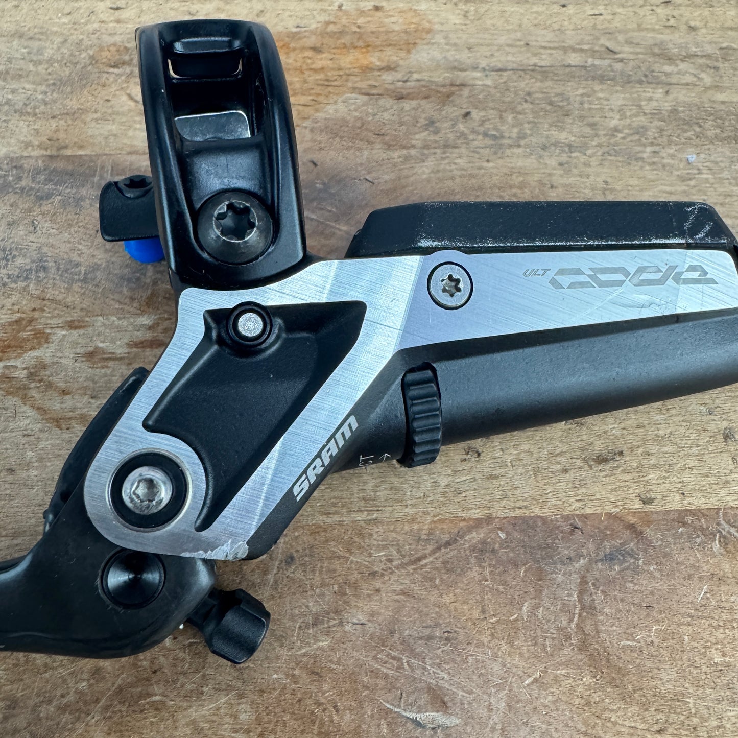 Low Mile! SRAM Code Ultimate Stealth Hydraulic Post Mount 4-Piston Disc Brakeset