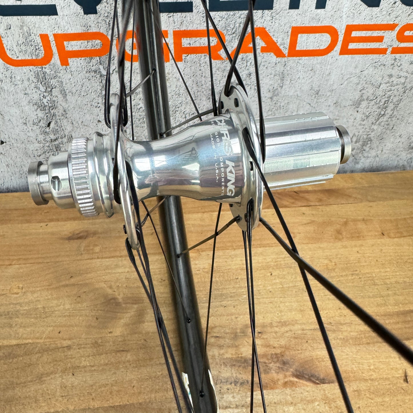 Mint! Chris King ARD44 R45D Ceramic Bearings Carbon Disc Wheelset 700c 1641g