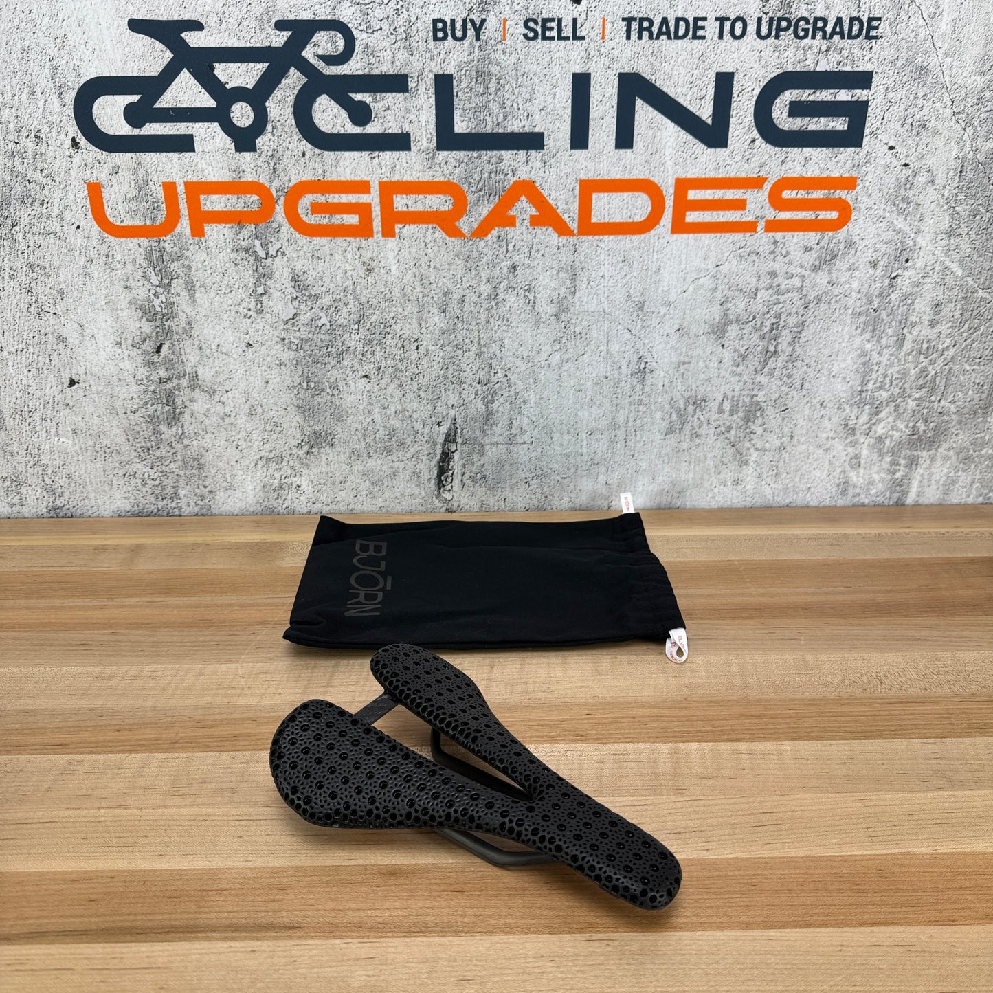 New! Bjorn Cycles Kort 3D Printed 143mm 7x9mm Carbon Rails Bike Saddle 117g