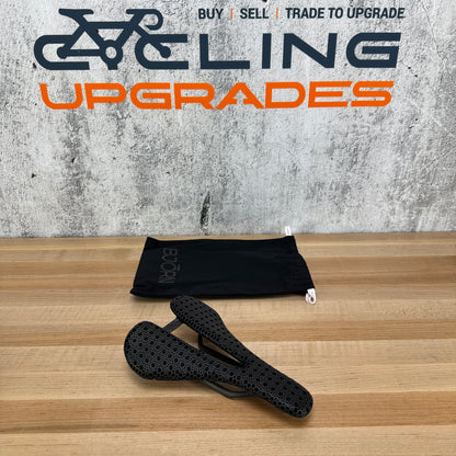 New! Bjorn Cycles Kort 3D Printed 143mm 7x9mm Carbon Rails Bike Saddle 117g