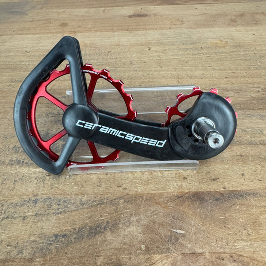 Ceramicspeed OSPW for Shimano 9100/9150 and 8000 SS/8050 SS Red Derailleur Cage
