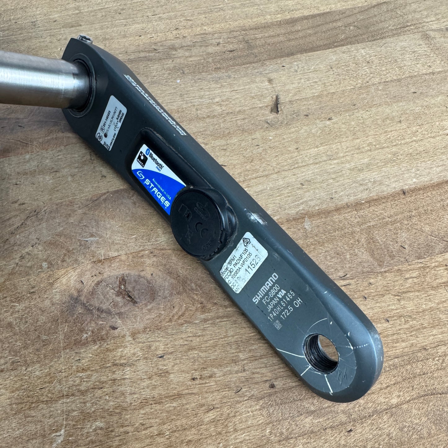 Shimano Ultegra FC-6800 172.5mm 50/34t Stages Power Meter Crankset Passed Recall