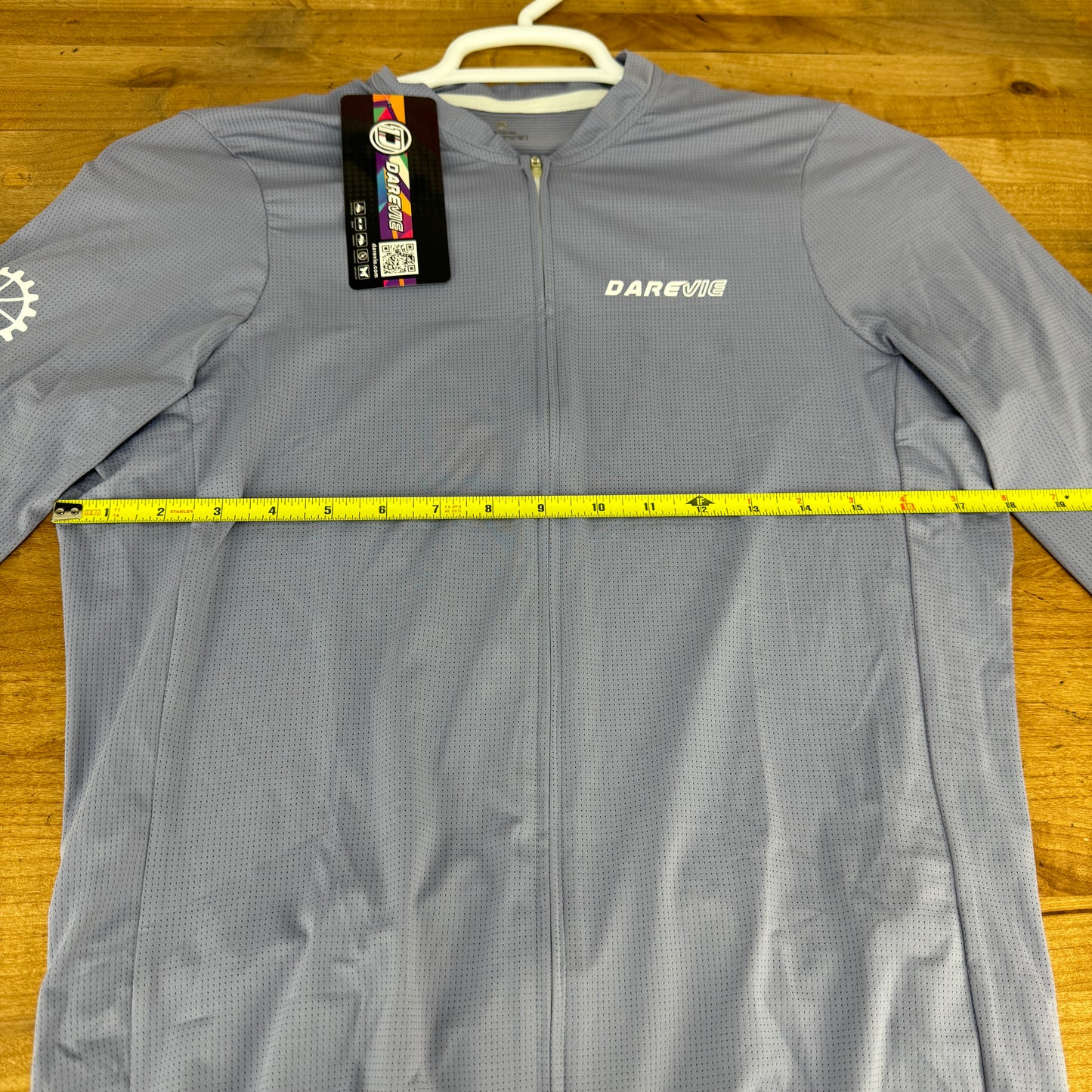 New w/ Tags! Darevie Carbon Men's 2XL Long Sleeve UV Protection Cycling Jersey
